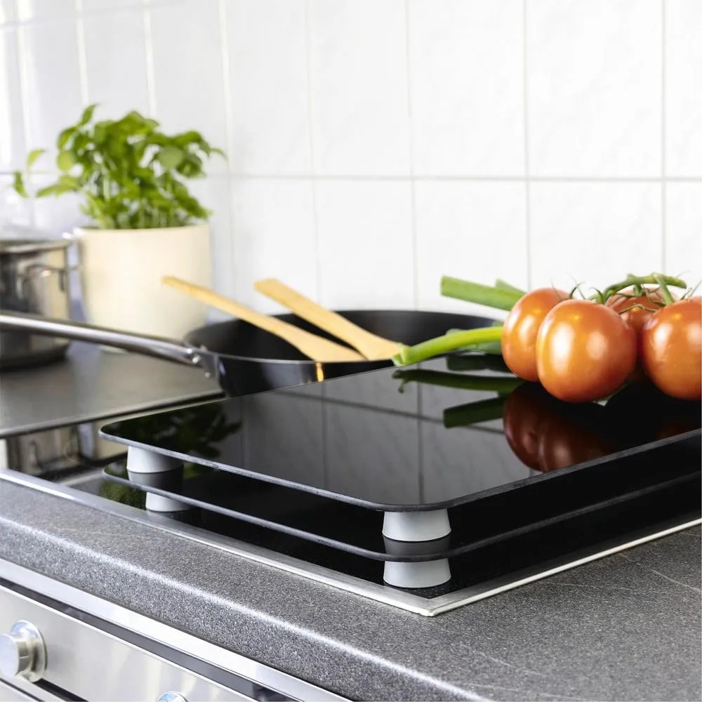 Płyty ochronne na kuchenkę zestaw 2 szt. ze szkła hartowanego 30x52 cm Universal – Wenko