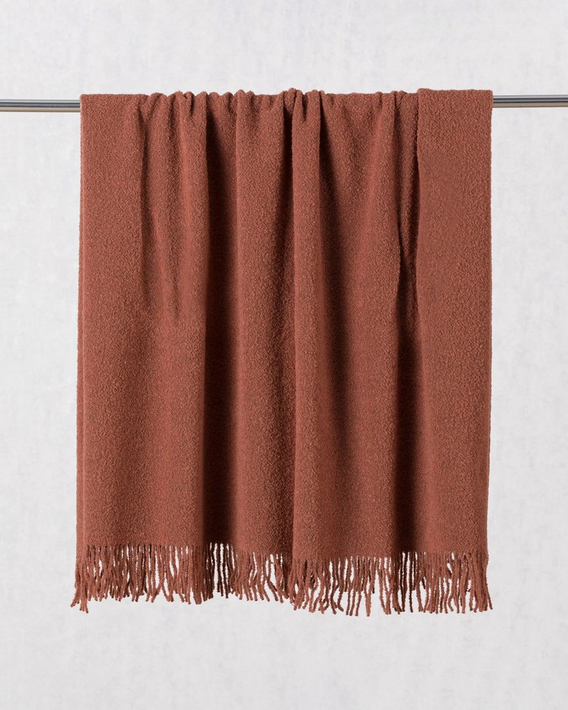 Pled Boucle 140x200cm cinnamon
