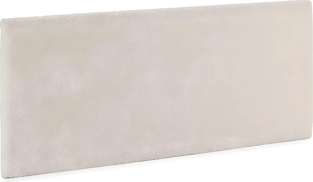 Szuflada na głowę łóżka Niebla 160x60 cm Imitacja tkaniny baranek beżowa