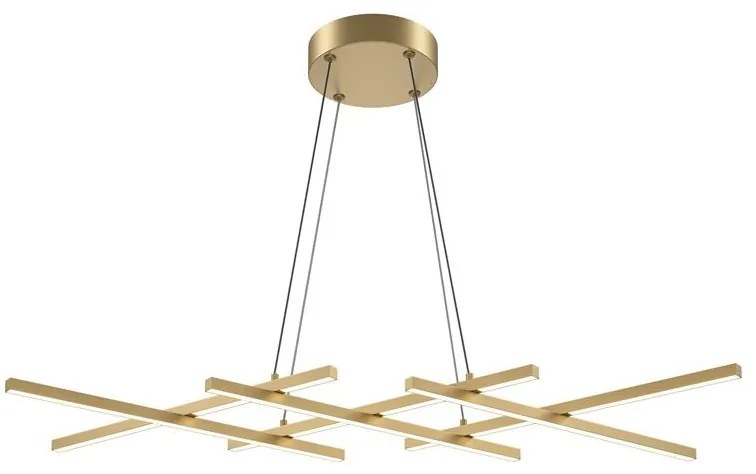 Maytoni MOD244PL-L50BSK - LED żyrandol na lince HALO LED/40W/230V złoty