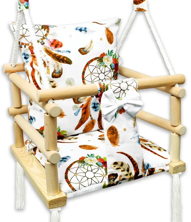 Huśtawka kubełkowa rosnąca łapacz snów A3-D55