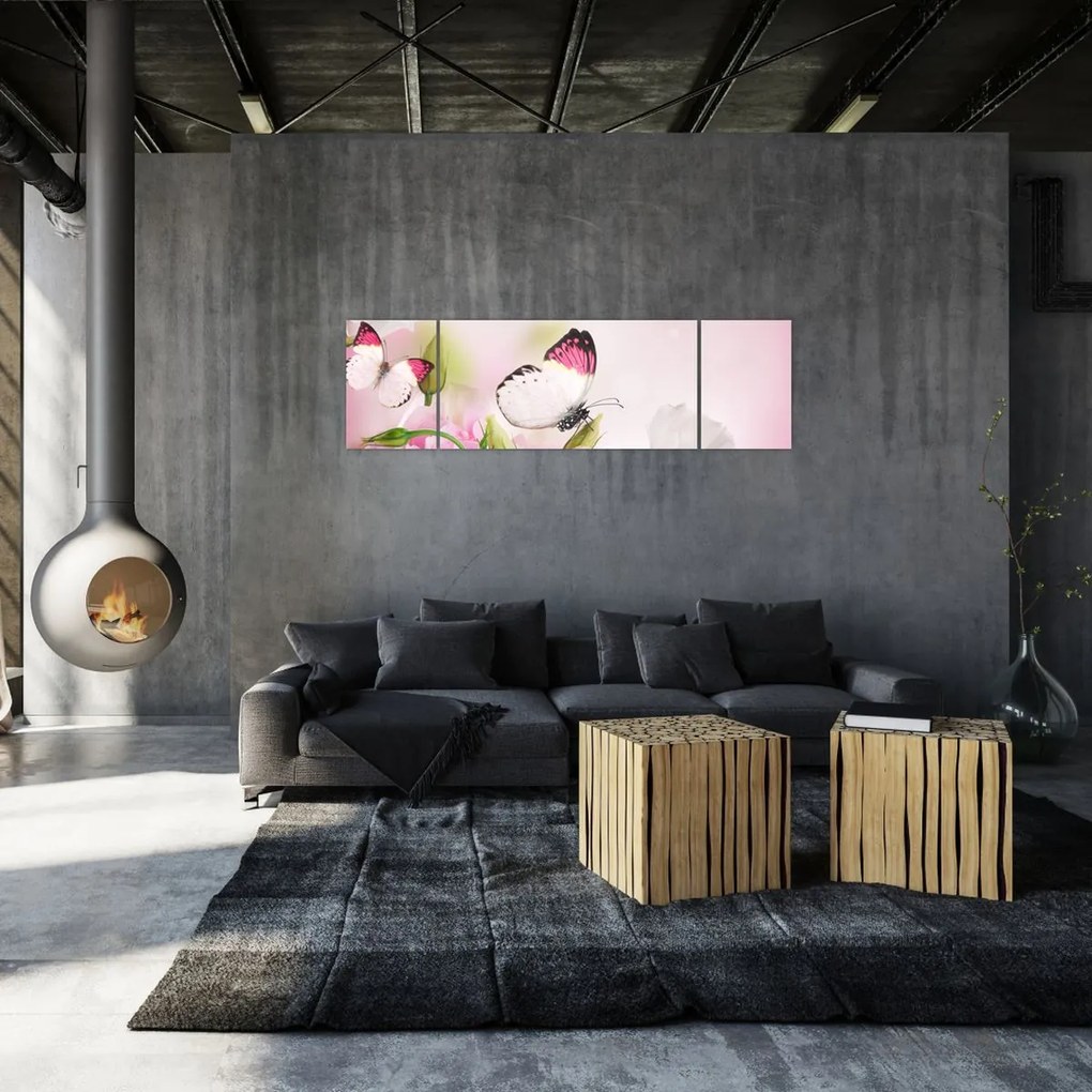 Obraz - Motyl (170x50 cm)