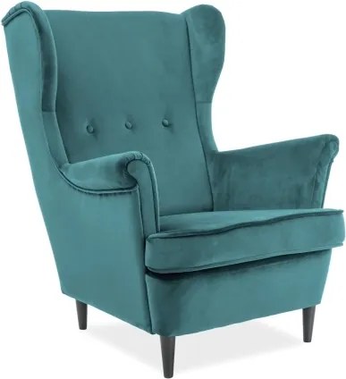 Elegancki tapicerowany fotel Lord Velvet
