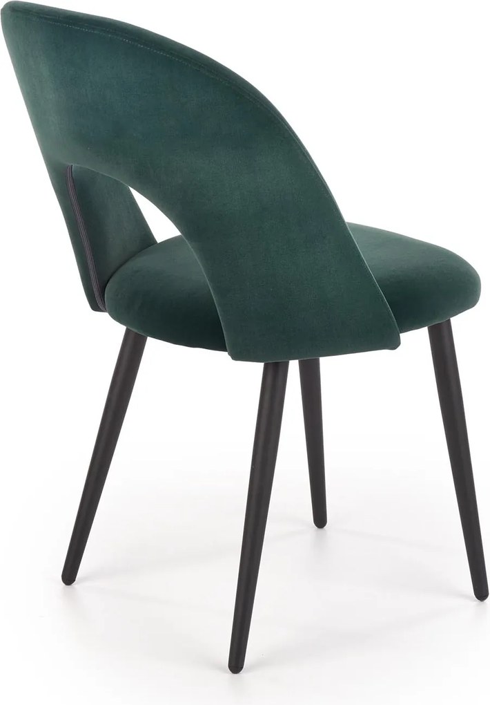 Krzesło tapicerowane z niskim oparciem K384 Halmar