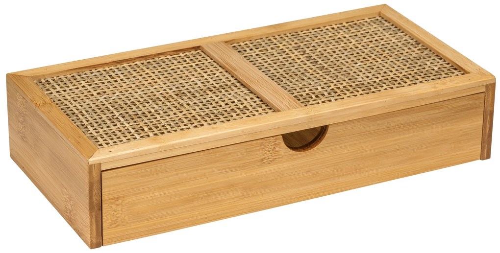 Szufladka na kosmetyki ALLEGRE BAMBOO, 28 x 6 x 14 cm, WENKO