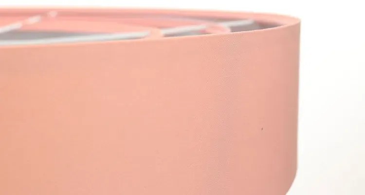 Różowo-srebrna okrągła lampa wisząca nad stół - S458 C8-F91