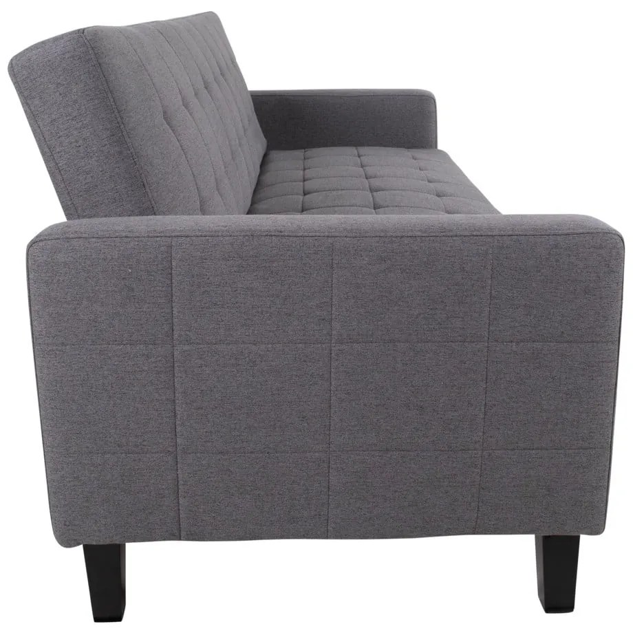 Szara sofa rozkładana 204 cm Milton – House Nordic