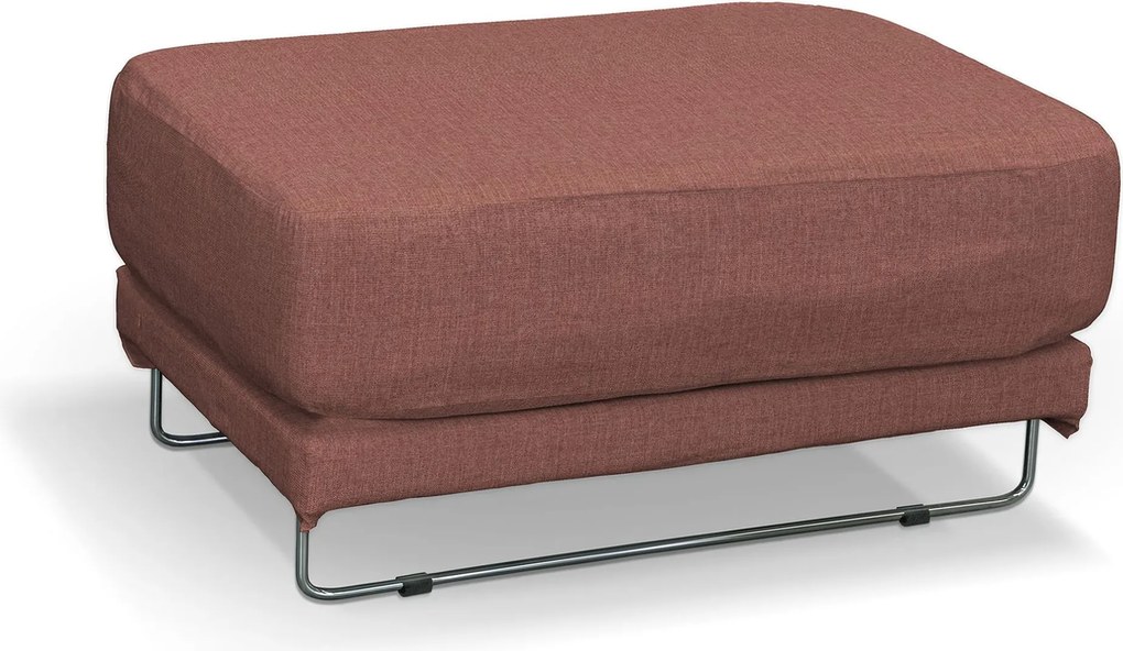 Pokrowiec na podnóżek  Tylösand kolor brązowy tkanina strukturalna