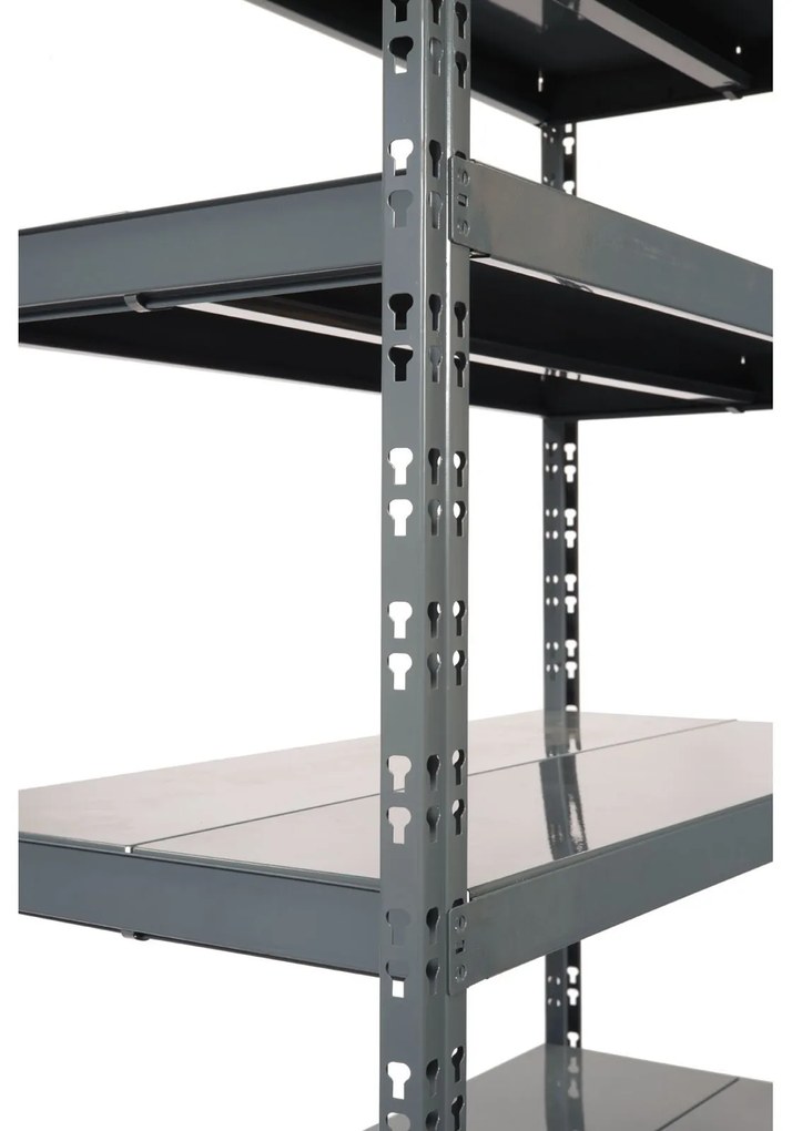 Regał półkowy 1800x1200x600 mm, 5 półek, nośność półek 300 kg, dodatkowy