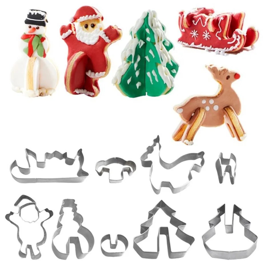 Westmark Zestaw foremek 3D Santa Claus is comming, 9 szt.