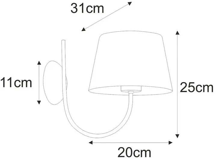 Czarny elegancki żyrandol z abażurem K7-S79
