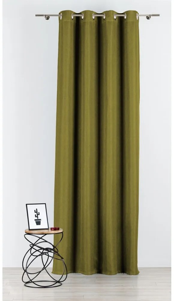 Zielona zasłona 140x260 cm Avalon – Mendola Fabrics