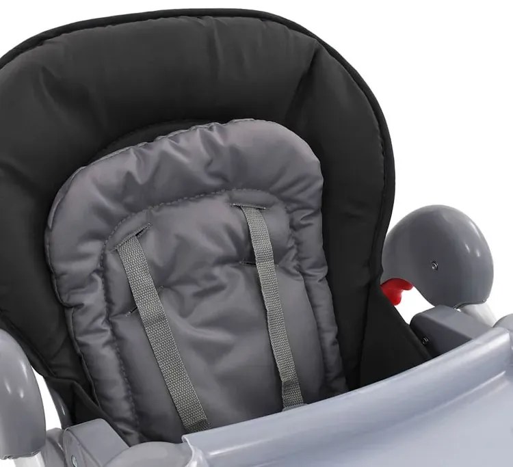 Szare regulowane krzesełko do karmienia D1-L49