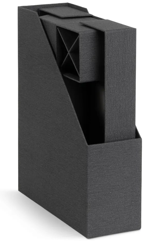 Kartonowe organizery zestaw 4 szt. Hugo Canvas Paper Laminate – Bigso