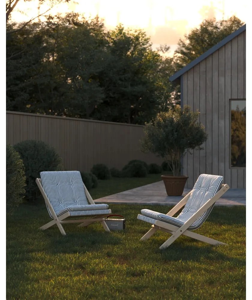 Fotel rozkładany Karup Design Boogie Raw/Linen Beige