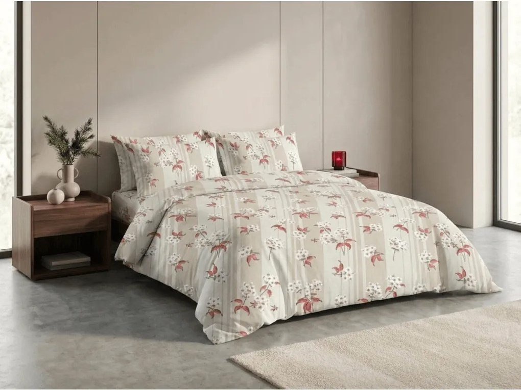 PrzytulneMieszkanie.pl PrzytulneMieszkanie.pl Pościel z mikrofibry VIVONNA beżowa Rozmiar pościeli: 70 x 90 cm | 140 x 200 cm