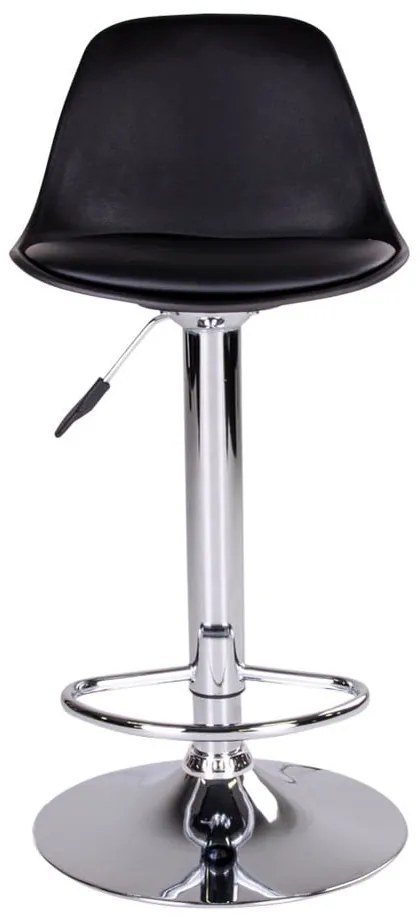 Czarne hokery obrotowe zestaw 2 szt. 82 cm Trondheim – House Nordic