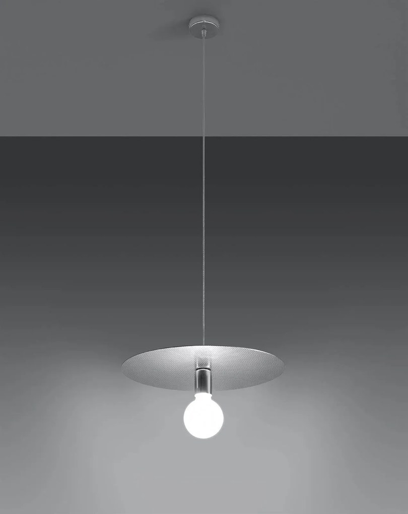 Lampa wisząca FLAVIO inox SOLLUX  LIGHTING