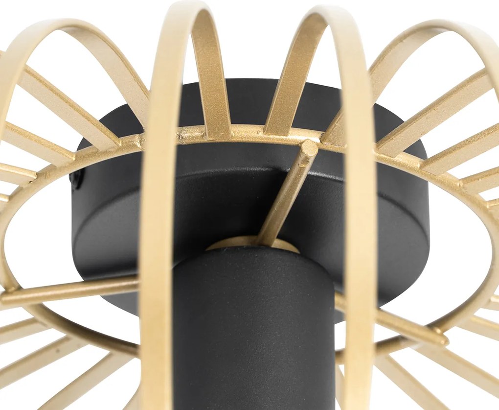 Inteligentna lampa sufitowa złota 39 cm w tym WiFi G95 - Johanna