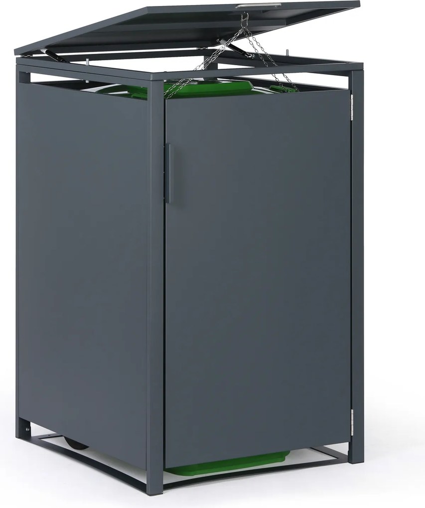 Wiata na pojemnik na odpady 240 l, 1160 x 695 x 800 mm