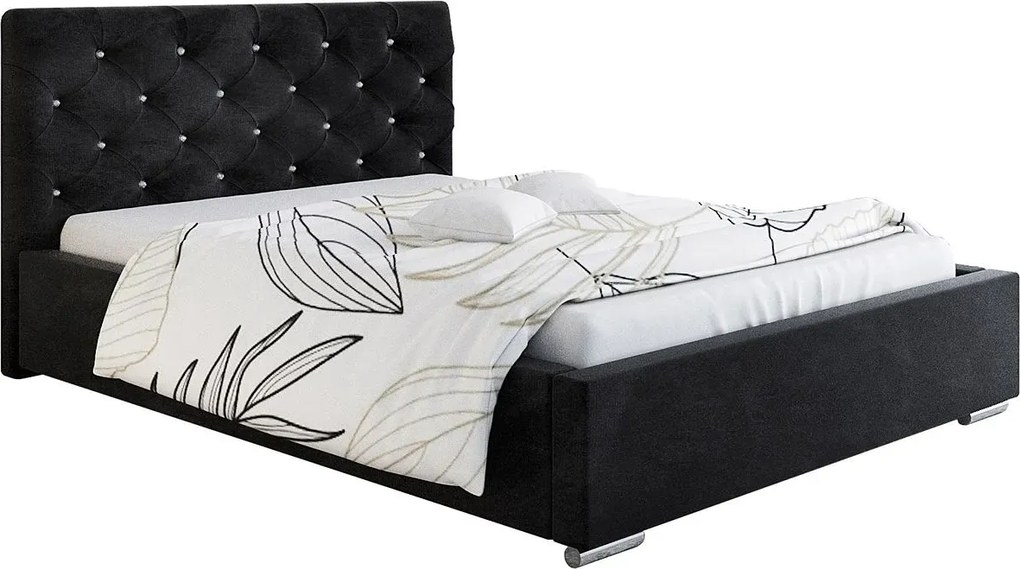 Dwuosobowe łóżko z pojemnikiem 140x200 A4-T89