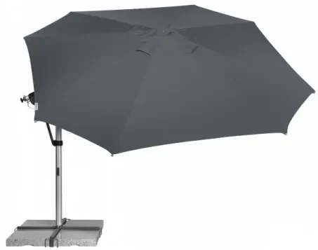 Konstrukcja PROTECT 400P + poszycie - parasol ogrodowy z drążkiem bocznym : Substancja Desen - T840
