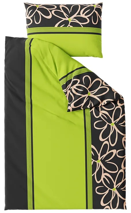 PrzytulneMieszkanie.pl PrzytulneMieszkanie.pl Bawełniana pościel BELLA BLEND zielona Rozmiar pościeli: 70 x 90 cm | 140 x 200 cm