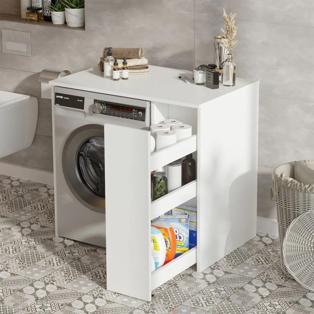 Szafka do pralki Saly White