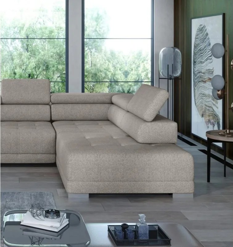 Narożnik CAMPO XL elektryczną regulacją siedziska w WERSAL