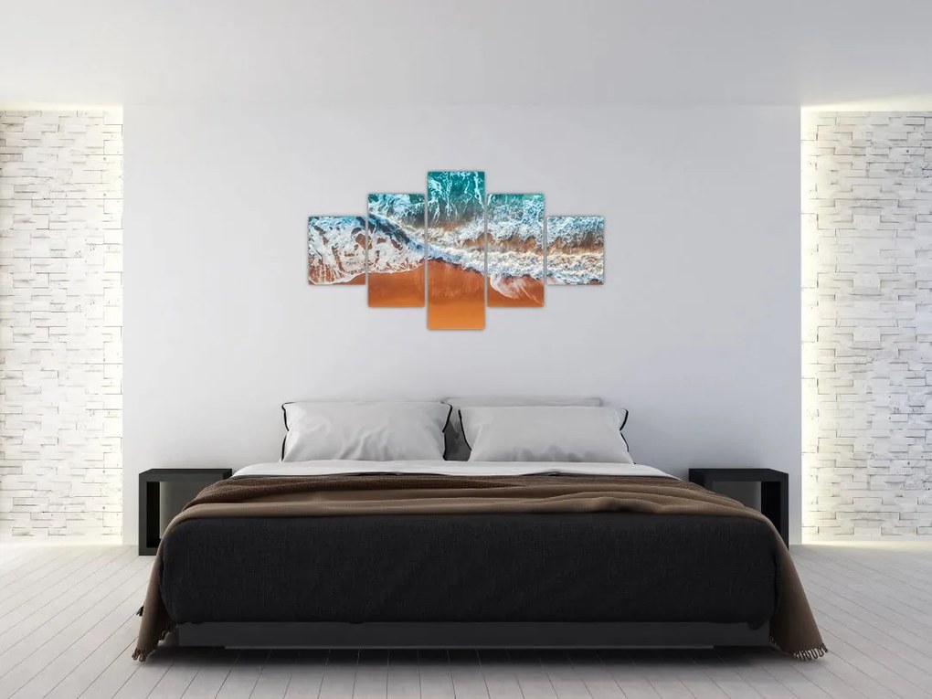 Obraz plaży morskiej (125x70 cm)