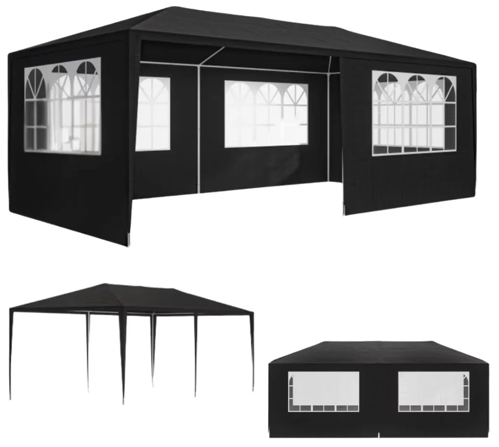 Jurhan Namiot imprezowy NEAPOL, 3x6m, antracytowa