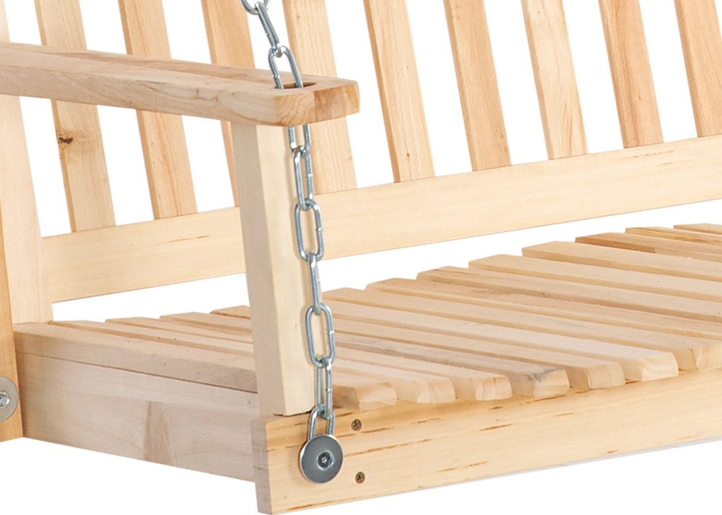 Outsunny huśtawka ogrodowa dla 2 osób 117 cm 69 cm x 60 cm