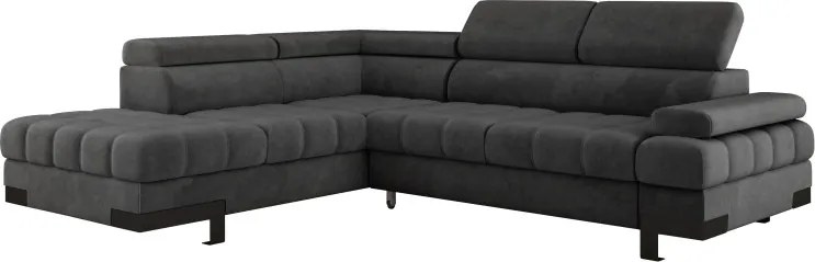 Narożnik SELVA L z funkcją spania i pojemnikiem Lewostronny w tkaninie SALVADOR 20 WERSAL