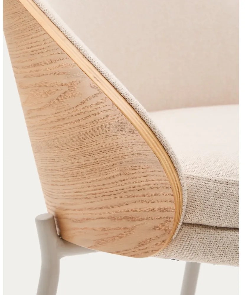 Beżowo-jasnonaturalny hoker (wysokość siedziska 77 cm) Eamy – Kave Home