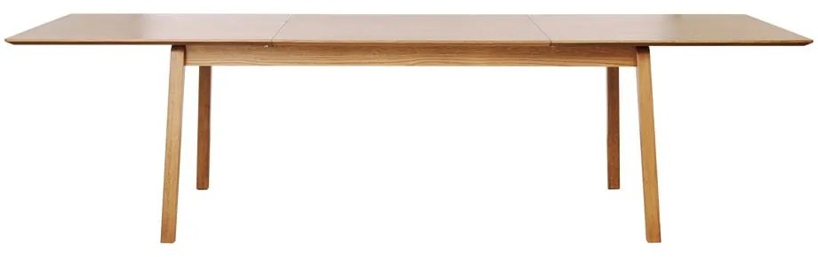 Rozkładany stół z blatem w dekorze dębu 95x190 cm Bari – Unique Furniture