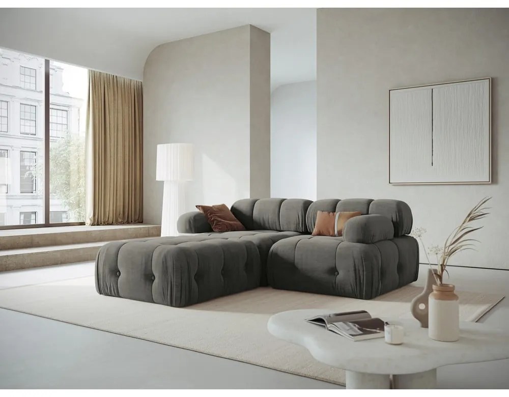 Szary narożnik Ferento – Cosmopolitan Design