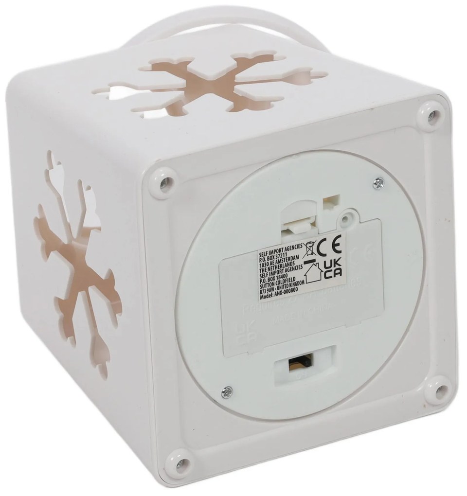 Świąteczny lampion ze świecą LED, 14 cm