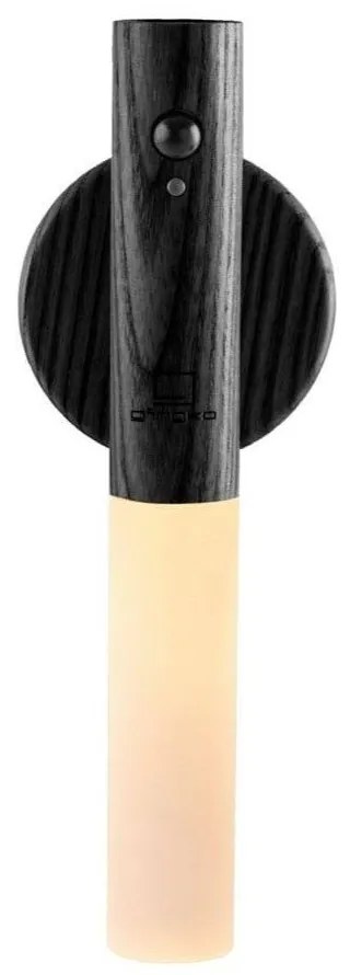 Czarny kinkiet LED na USB Baton – Gingko