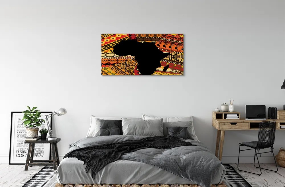 Obraz canvas na ścianę Mapa z Wzorami