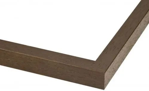 Ciemnobrązowe lustro ścienne drewniane T4-P85