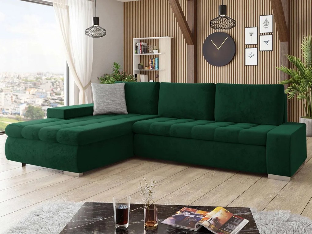Narożnik z funkcją spania Herkules Premium