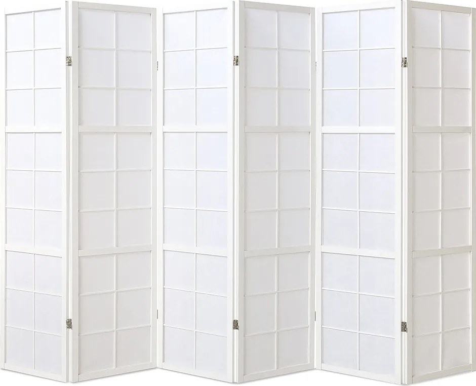 Przegroda pokojowa 264x175x2,2 cm biała Shoji