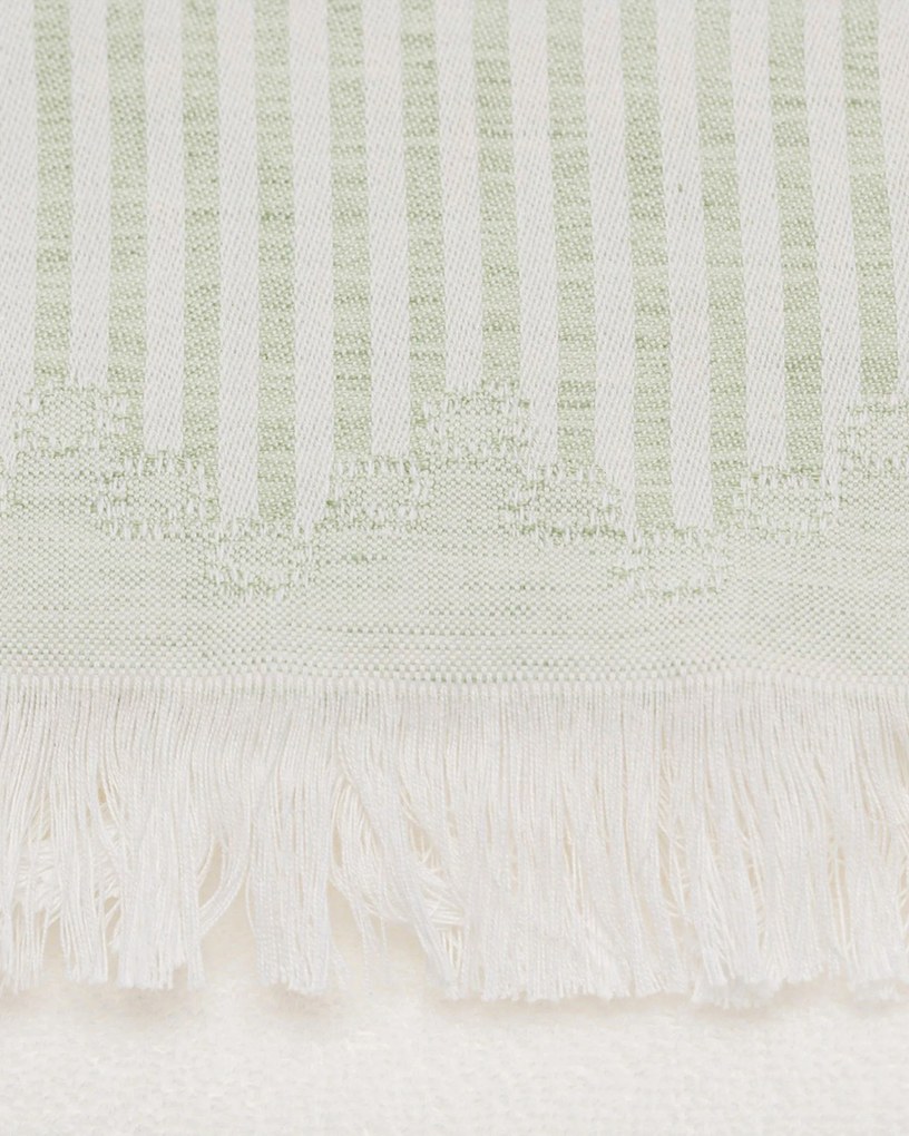 Zestaw ręczników Trevor 3szt. white green