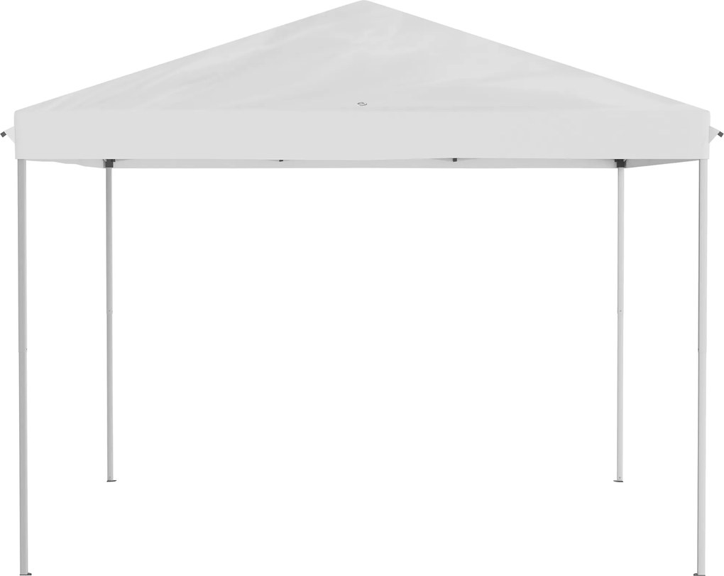 Outsunny Składany Pawilon z Bocznymi Ściankami inklu. Torba, Pawilon Ogrodowy, Metal, Tkanina Oxford, 3 x 3 m, Kremowy