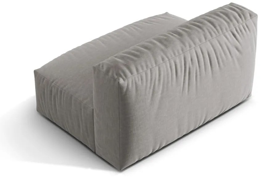 Jasnoszary moduł sofy (moduł środkowy) Martina – Micadoni Home