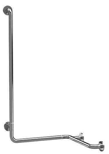 Uchwyt do prysznica 66x118 cm stal nierdzewna/srebrny