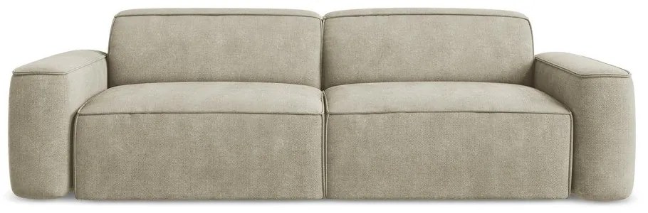 Beżowa sofa z tkaniny szenilowej 244 cm Omao – Makamii