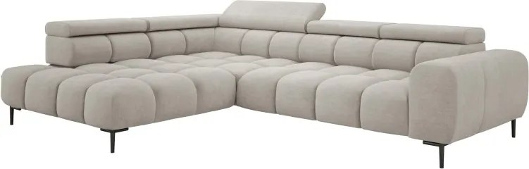 Narożnik PLAZA L wolnostojący Lewostronny w tkaninie CLOUD 03 WERSAL