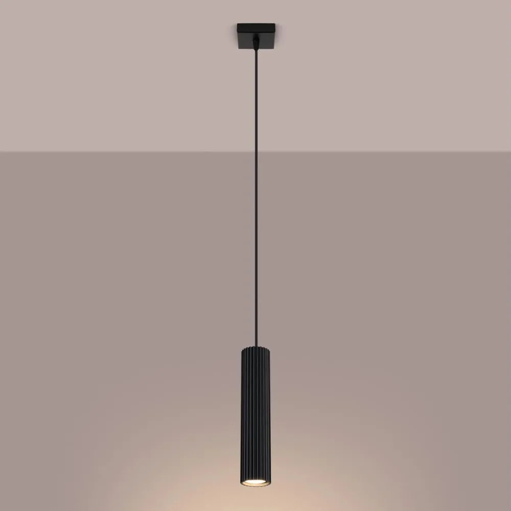 Brilagi - LED žyrandol na lince CRESTO 1xGU10/10W/230V czarny