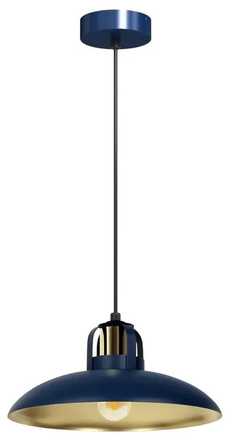 Industrialna lampa wisząca granatowa - 5X K483 K0-M61